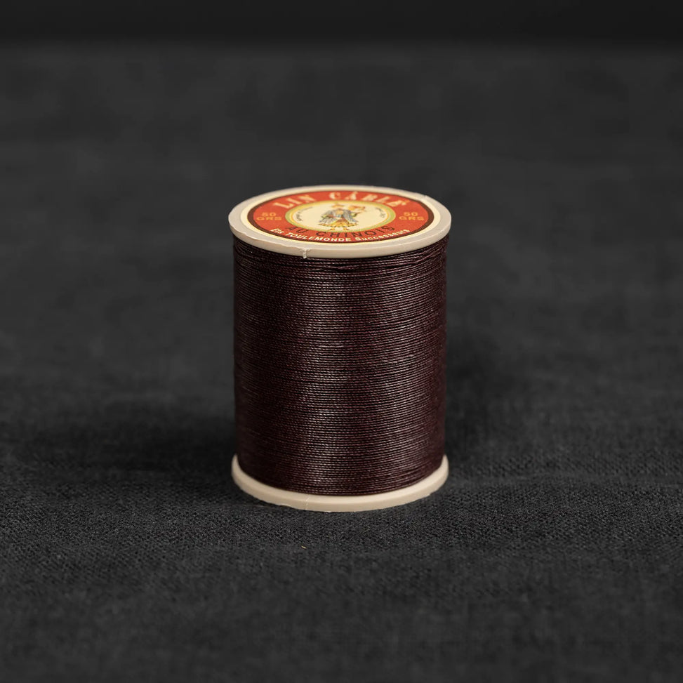 Fil Au Chinois #832 - 369 Soil (0.43mm) Waxed Linen Thread "Lin Cable" Made in France