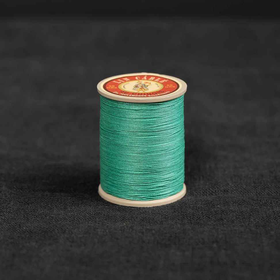 Fil Au Chinois #832 - 436 Lawn (0.43mm) Waxed Linen Thread "Lin Cable" Made in France