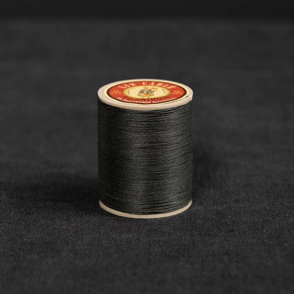 Fil Au Chinois #832 - 494 Pine (0.43mm) Waxed Linen Thread "Lin Cable" Made in France