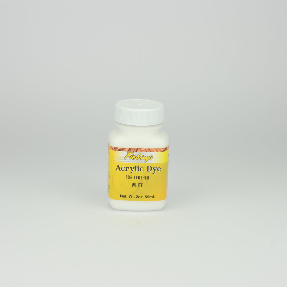 Fiebing's Acrylic Dye for Leather White