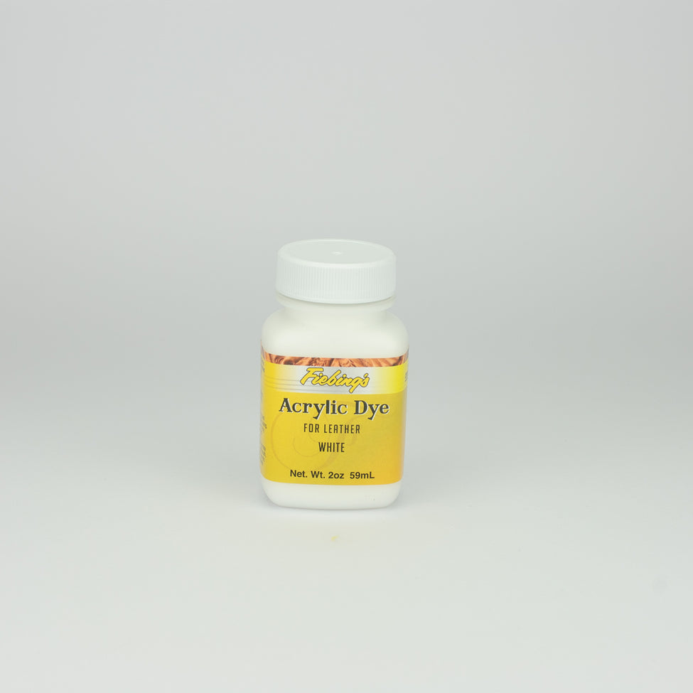 Fiebing's Acrylic Dye for Leather White
