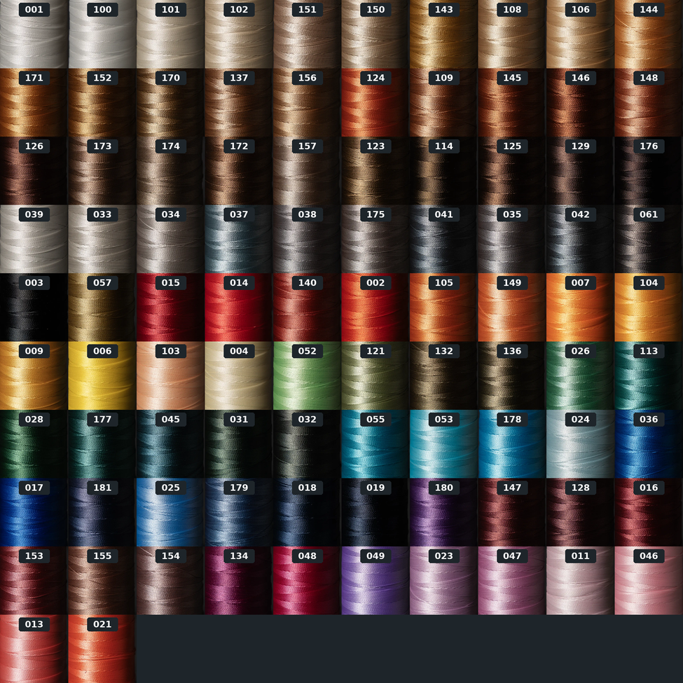 Vinymo MBT #8 - 147 ( 0.4 mm ) Polyester Thread Made in Japan