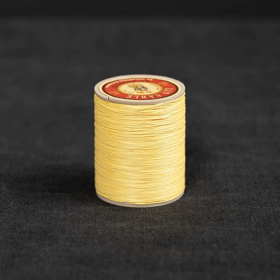 Fil Au Chinois #332 - 239 Chicklet (0.77mm) Waxed Linen Thread  "Lin Cable" Made in France