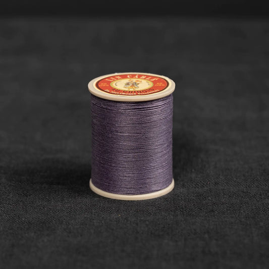 Fil Au Chinois #332 - 346 Aubergine (0.77mm) Waxed Linen Thread  "Lin Cable" Made in France