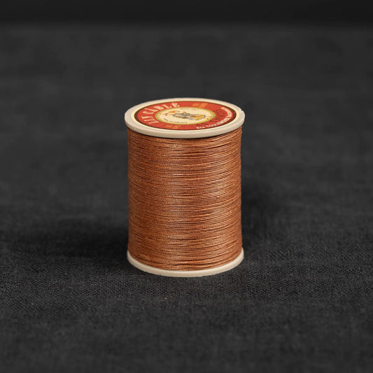 Fil Au Chinois #532 - 374 Bronze (0.57mm) Waxed Linen Thread  "Lin Cable" Made in France