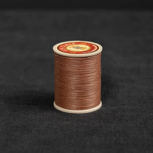 Fil Au Chinois #632 - 276 Brown (0.51mm) Waxed Linen Thread  "Lin Cable" Made in France