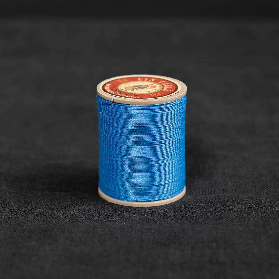 Fil Au Chinois #632 - 665 Royal Blue (0.51mm) Waxed Linen Thread  "Lin Cable" Made in France