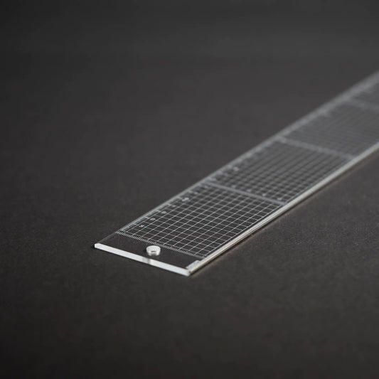 Creative Ruler Japanease Leather Rulers — Metal & Transparent Rulers – Forleathercraft.com