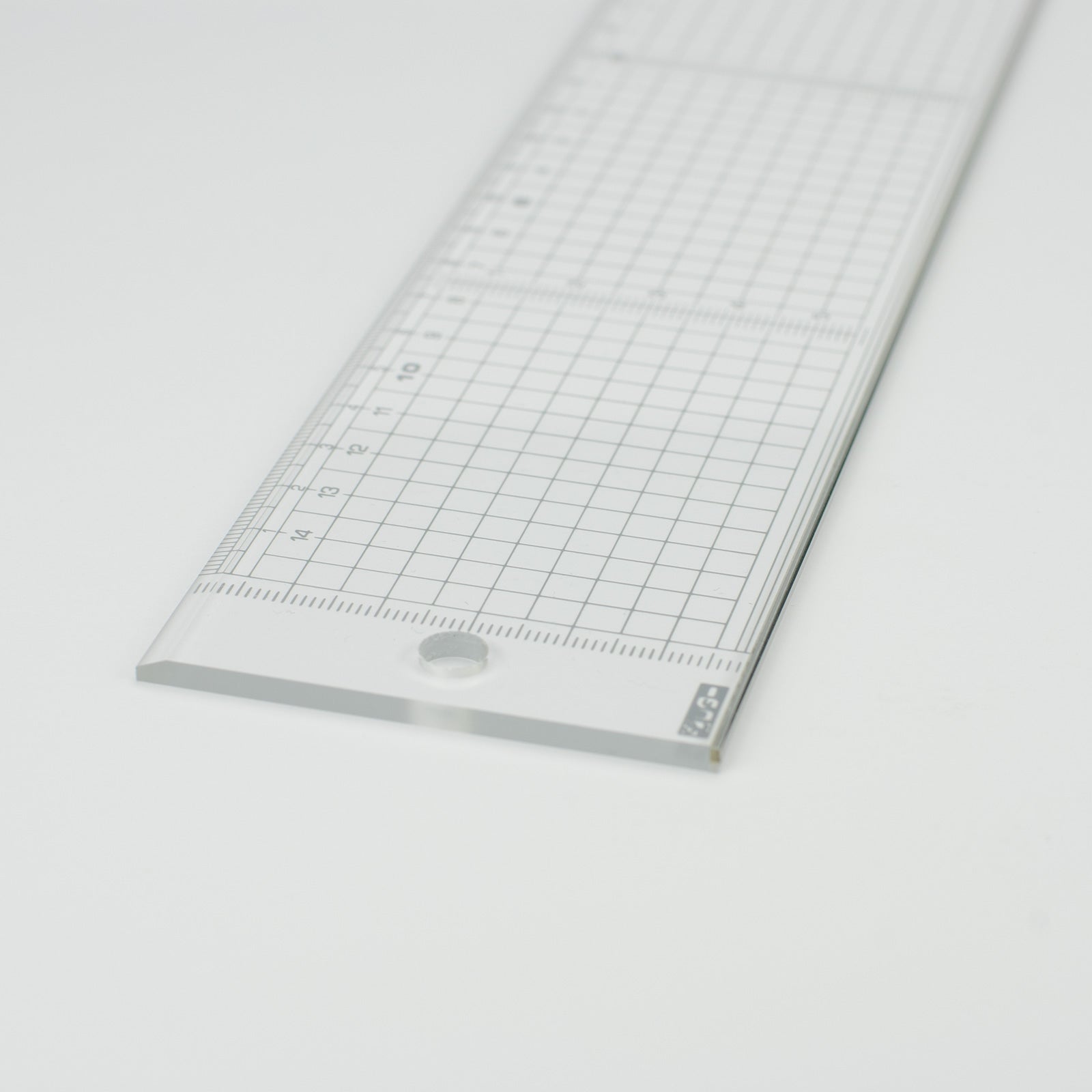 Japanese Transparent Measure Ruler with Metal